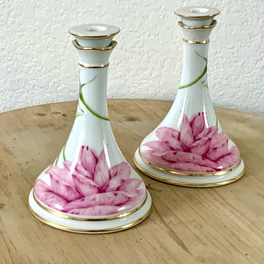 Givenchy Rose Candle Sticks from Franklin Mint